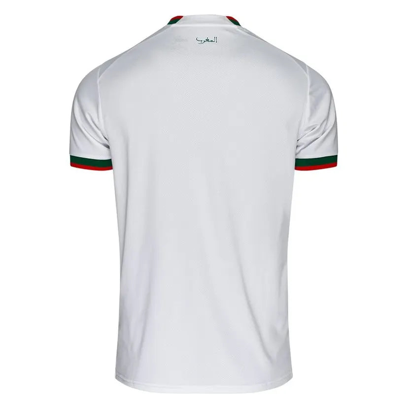 Maillot Maroc saison 2022 extérieur Coupe du Monde blanc