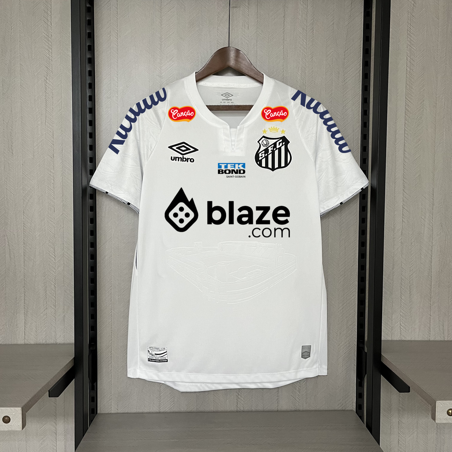 Maillot football Santos domicile All Sponsors 2024/25