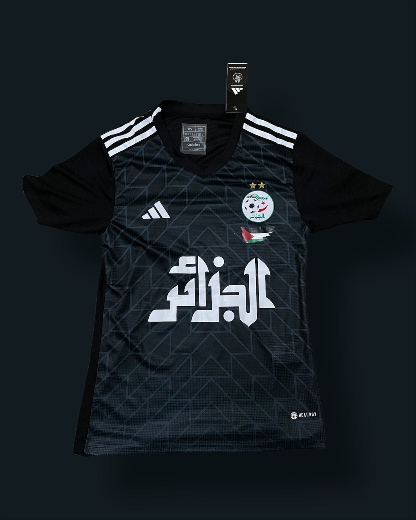 Maillot Algérie saison 2023-2024 édition spéciale noir Palestine