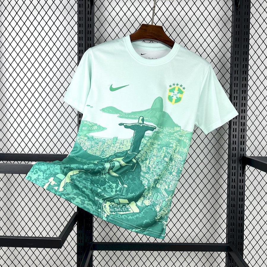Brésil maillot Concept 2025 Christ Vert