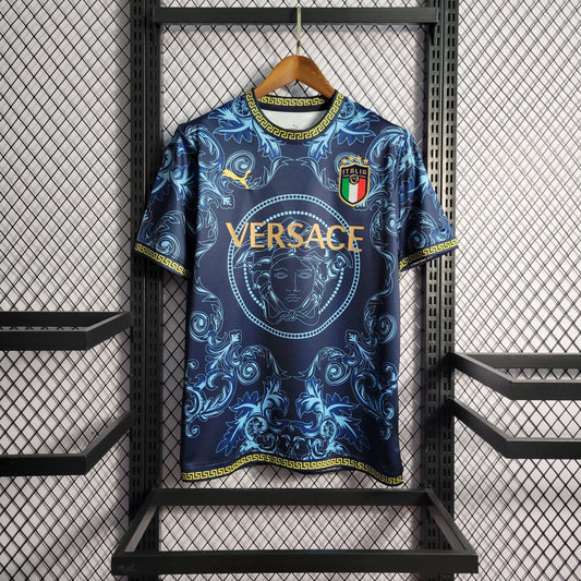 Maillot Italie saison 2023-2024 concept bleu et doré