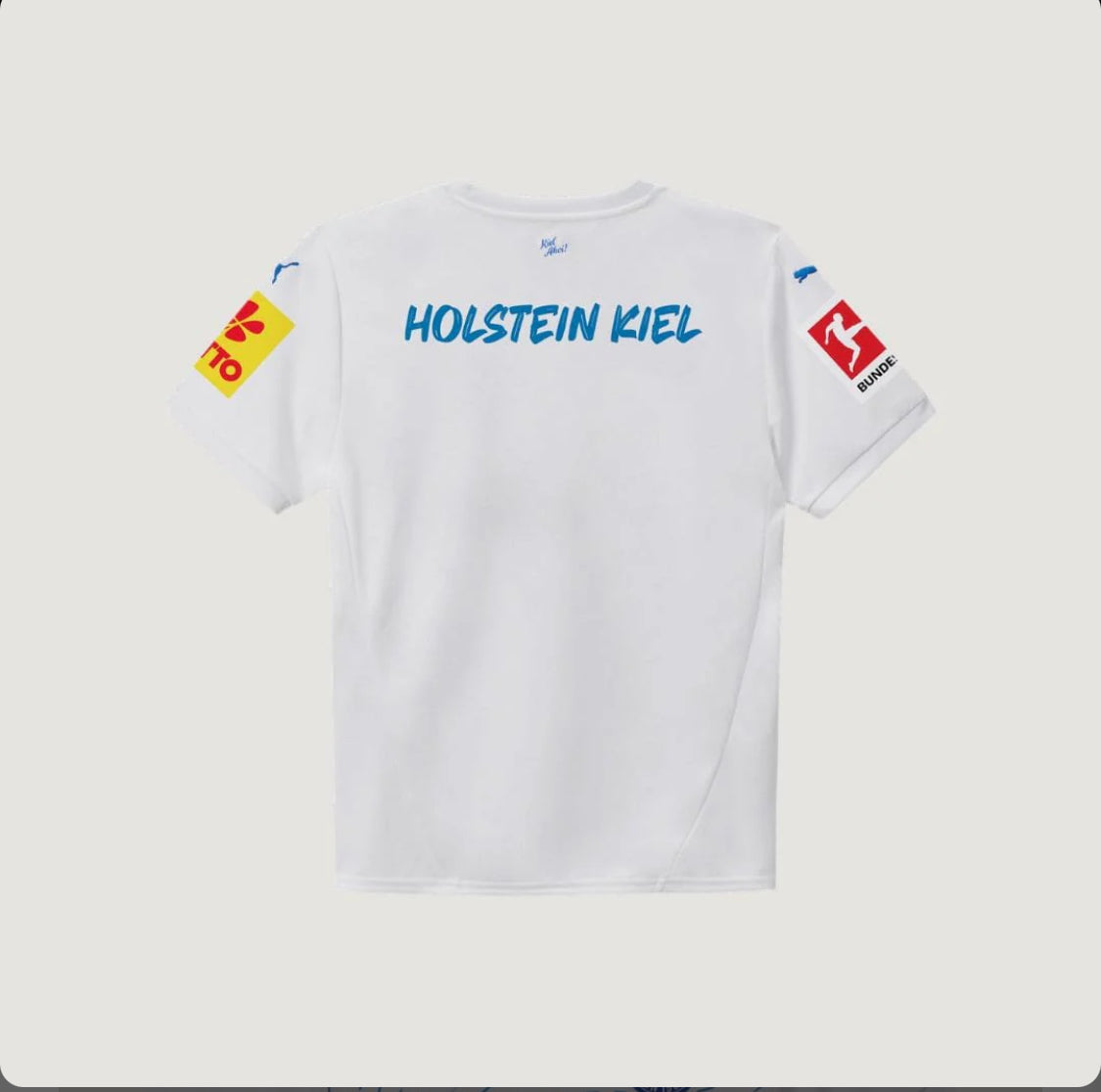 HOLSTEIN KIEL - MAILLOT EXTÉRIEUR 24-25 - BLANC, BLEU