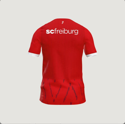 SC FREIBURG - MAILLOT DOMICILE 24/25 - ROUGE