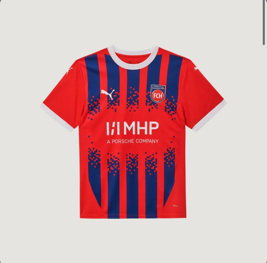 FC HEIDENHEIM -
MAILLOT DOMICILE 24-25 -
ROUGE, BLEU